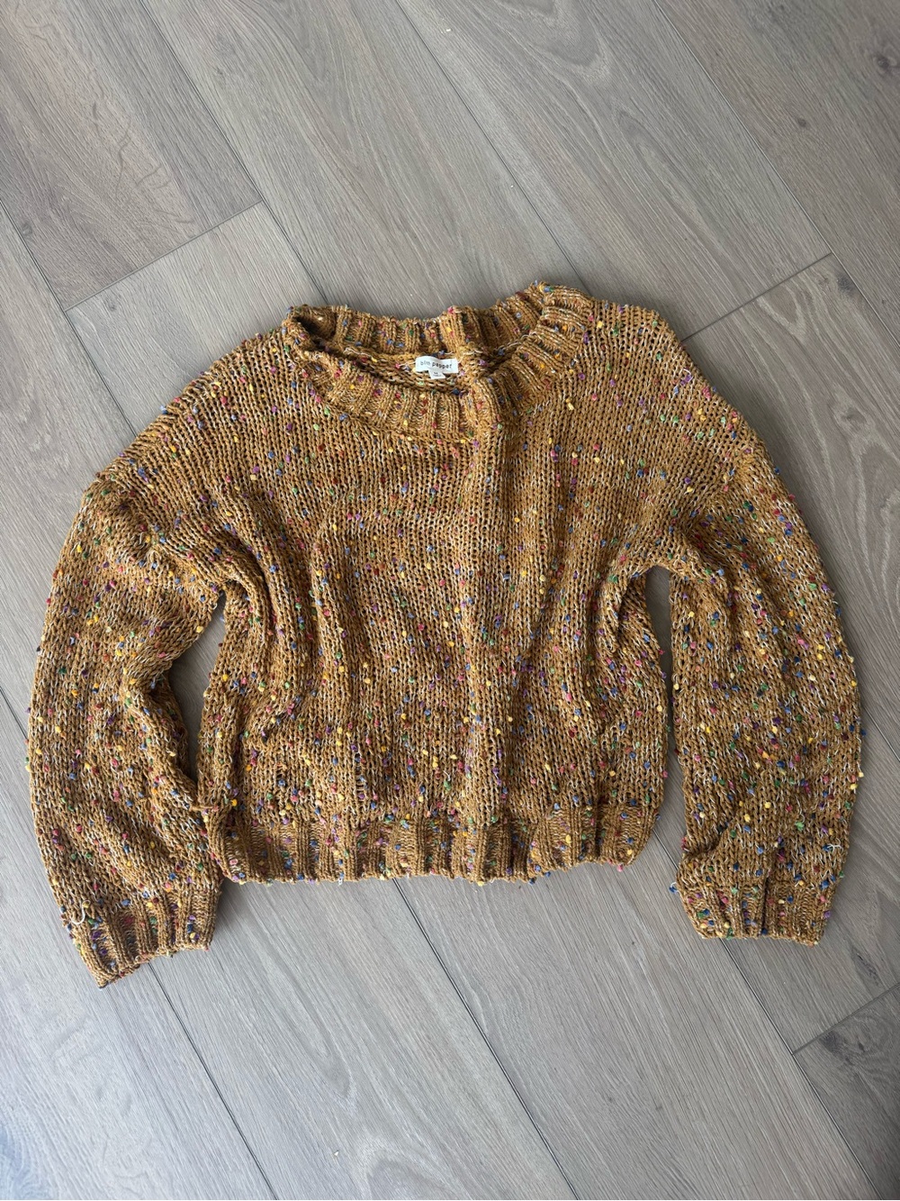 Multicolor Confetti Knit Sweater - Women's Size Medium